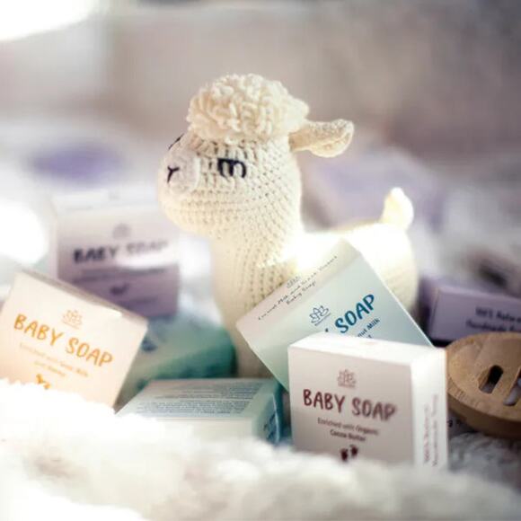 All Natural Cold Process Soap for Baby Set of 4 - Picture 7 of 10